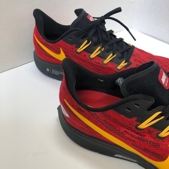 Nike Air Zoom Pegasus 36 NFL Kansas City Chiefs CI1930-600 Men's Size 12.5 - Picture 2 of 9